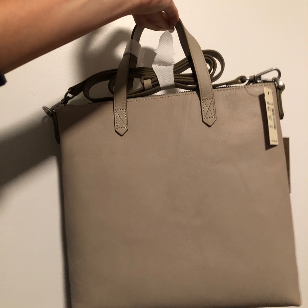 The Zip-Top Transport Crossbody - Black and Brown - Picture 4 of 4